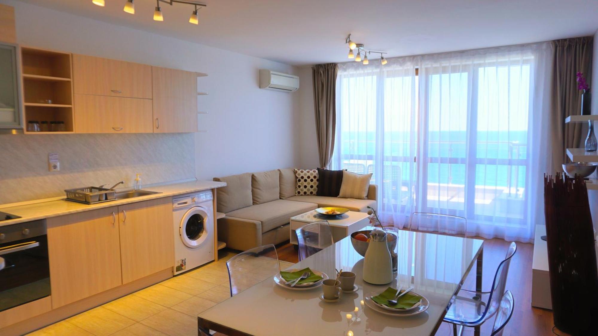 Апартаменти Бяла Клиф На Плажа - Apartments Byala Cliff First Line Esterno foto