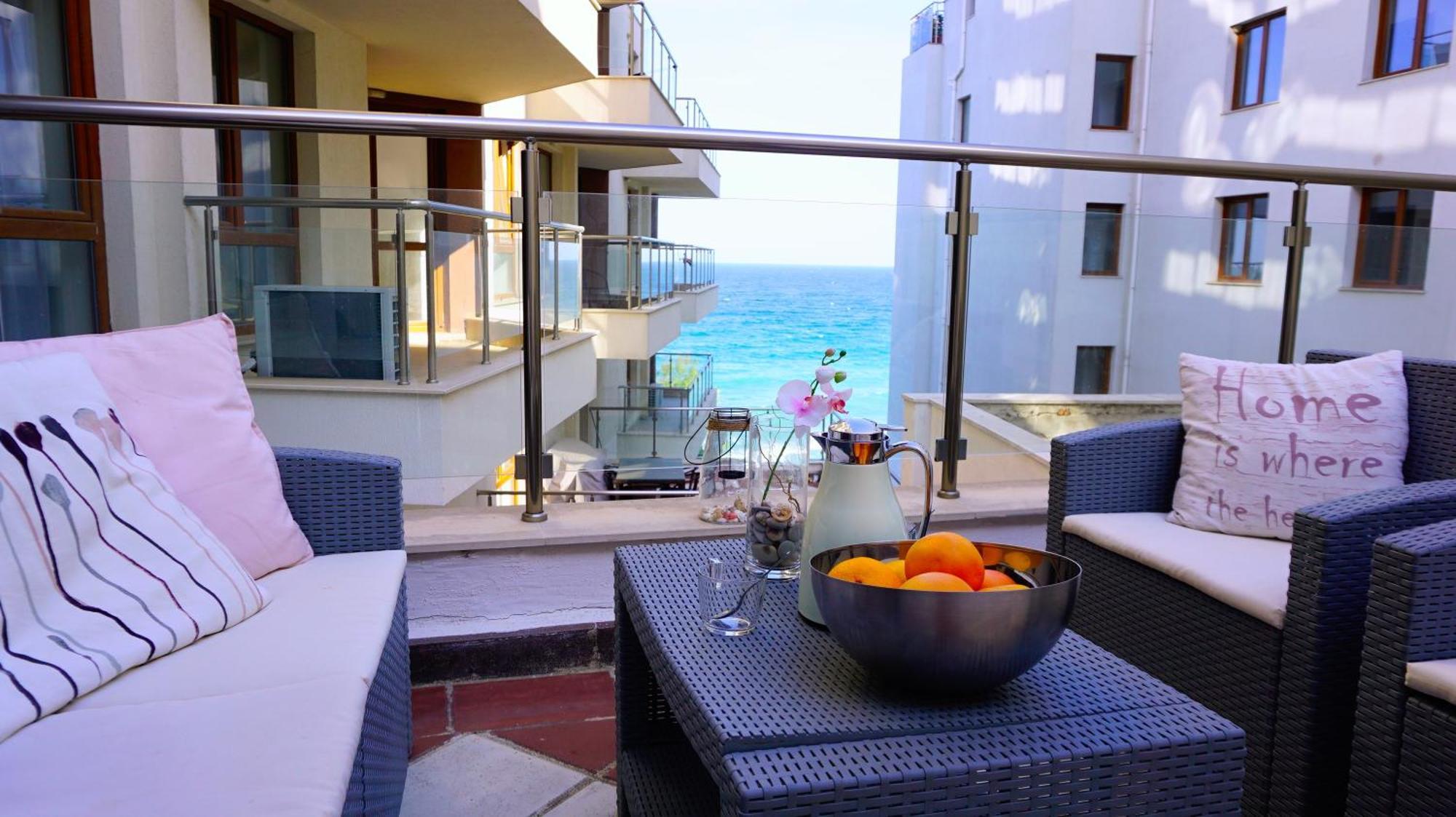 Апартаменти Бяла Клиф На Плажа - Apartments Byala Cliff First Line Esterno foto