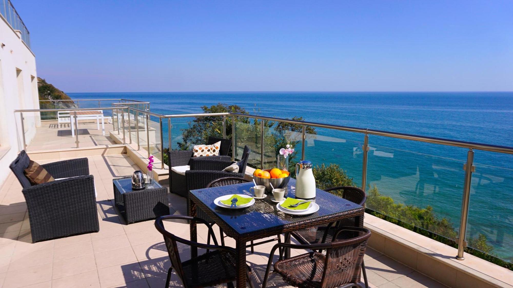 Апартаменти Бяла Клиф На Плажа - Apartments Byala Cliff First Line Esterno foto